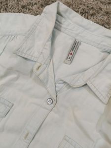 Brander Front Knot Shirt