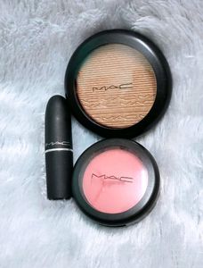 MAC Lip stick, Blush And Highlighter