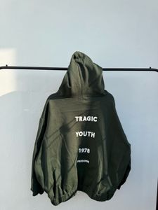Green Zip-Up Hoodie