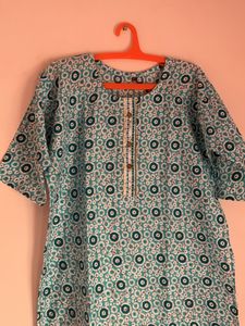 New Jaipuri Cotton  Kurta Pant Set