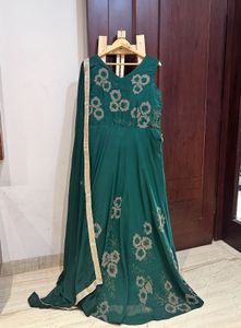 Very Pretty Green Ethnic Gown