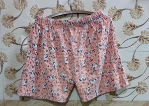 Pure Cotton Lounge Shorts For Women