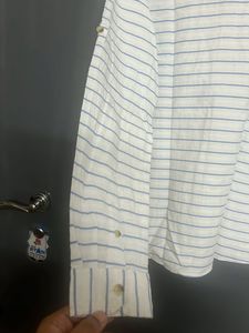 UCB Kids BLUE STRIPED FULL SLEEVES SHIRT -EL SIZE