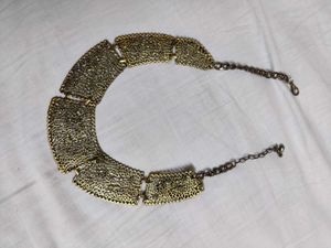 Vintage Gold Statement Necklace