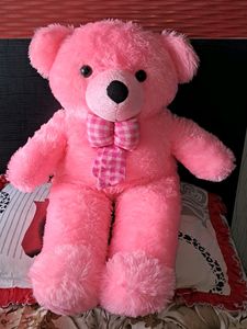 TEDDY BEAR ...PINK COLOUR ... SOFT TOY