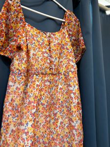 Floral Print Midi Dress