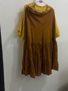 Yellow Embroidered Kurta Set
