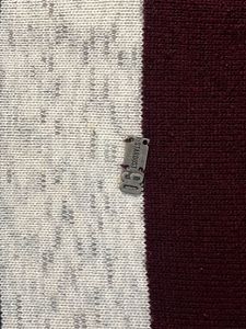 Striped Pullover Sweater with chain