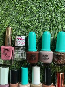 combo of 17 nail paints