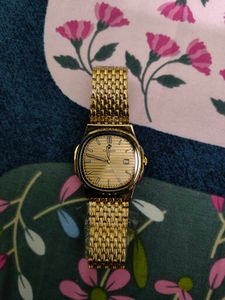 Clasico Brand New Stainless Steel Watch - Golden