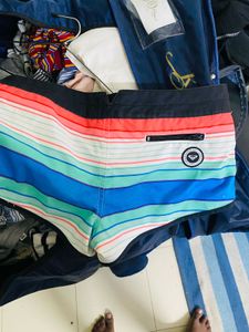 Roxy Striped Beach Shorts