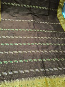 pure silk Kanjivaram Beautiful vintage Indian sar