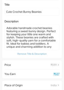 Cute Crochet Bunny Beanies