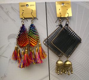 Thread Earrings Set Of 2