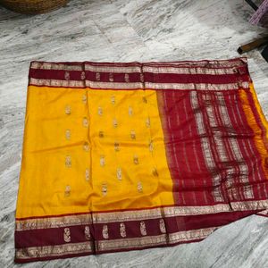 Elegant Yellow Saree