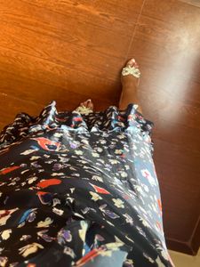 Floral Ruffle Midi Dress