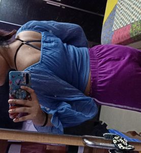 Sexy Blue Top 💙😍