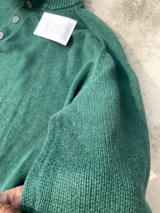 Green Buttoned Sweater