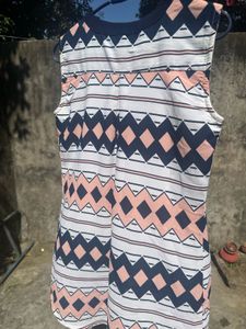 Patterned Sleeveless Top