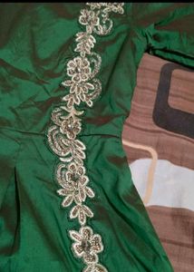 Elegant Green Ethnic Gown