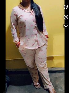 Cute Printed Zivame Brand Night Suit For Women