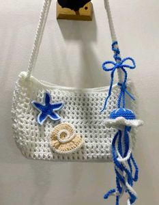 Handmade Crochet Beach Bag