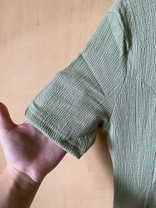 Green Collared Dress