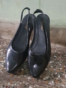 black sandal