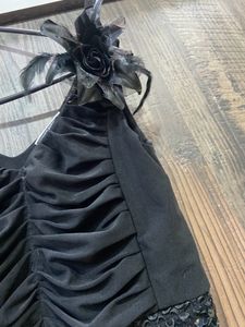 Black Party Dress with Sequins