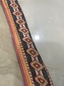 Golden Dupatta Big Size Wid Border