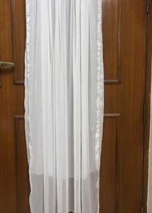 Beads &amp; Stones White Dupatta