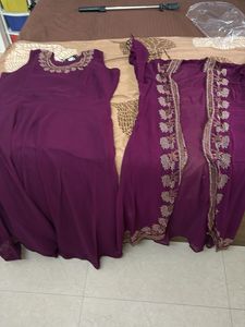 gown with shrug