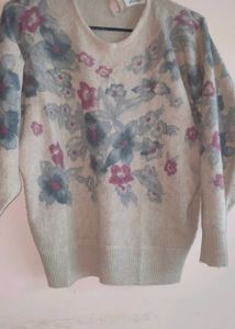 Floral Woollen Top