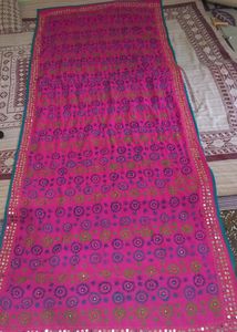 Heavy Embroidery Work Dupatta