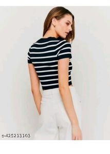 Zara Stretchable Striped Top!
