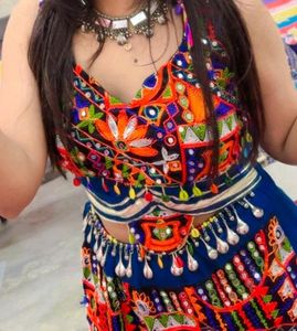 Blue Lehnga Choli