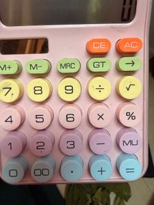cute colorful candy calculator