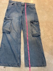Zara Jeans Cargo Style