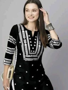 Elegant Embroidered Kurta
