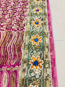 Elegant Ethnic Saree with blouse and peticot