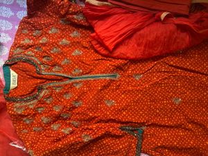 Biba A Line Kurta Set