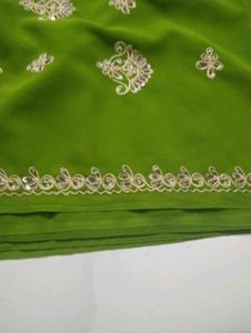Green Saree