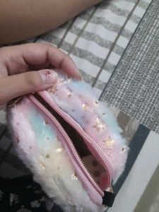 kids TikTok Inspired Fuzzy Purse