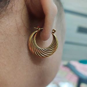 Anti Tarnish Hoops Earring