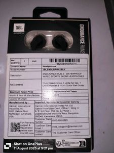 JBL Endurance Run 2 Wired Earphones