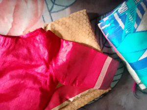 Jute Saree With Blouse