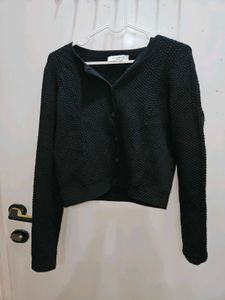 Stylish Black Cardigan