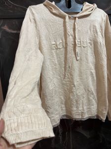 Beige Hoodie