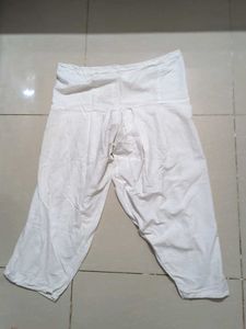 Ethnic White Pyjama
