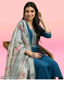 Women Kurti Set With Dupatta
